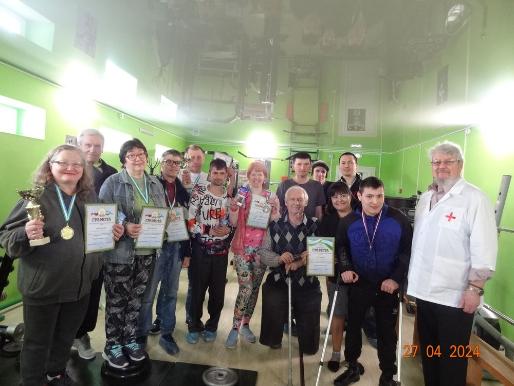 Соревнования людей с инвалидностью в Нагаево 27 апреля