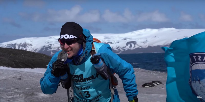 Россиянин стал четвертым в международной гонке в Антарктиде