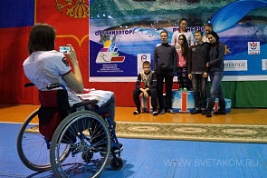 90турнир по плаванию среди детей-инвалидов всех категорий на призы олимпийского чемпиона Вениамина Таяновича.