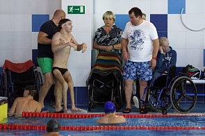 турнир по плаванию среди детей-инвалидов всех категорий на призы олимпийского чемпиона Вениамина Таяновича.56