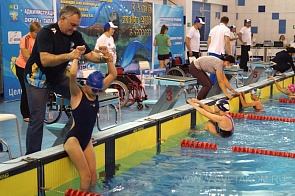 турнир по плаванию среди детей-инвалидов всех категорий на призы олимпийского чемпиона Вениамина Таяновича.112
